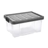 Unibox Puzzle 5 L mit Klickdeckel transparent/anthrazit