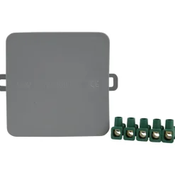 Unitec Abzweigkasten AP IP54 mit Klemmen grau