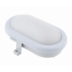 Unitec LED Ovalleuchte grau