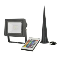 Unitec LED Strahler mit Erdspiess RGB 10W 240lm