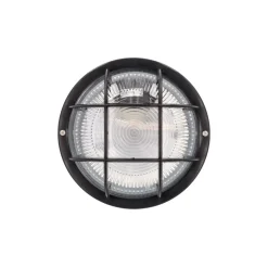 Unitec Rundleuchte 60W PVC-Korb schwarz