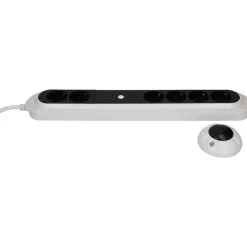 Unitec Steckdosenleiste 6-fach weiß