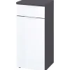 Unterschrank 39 x 86 x 34 cm graphit/weiß