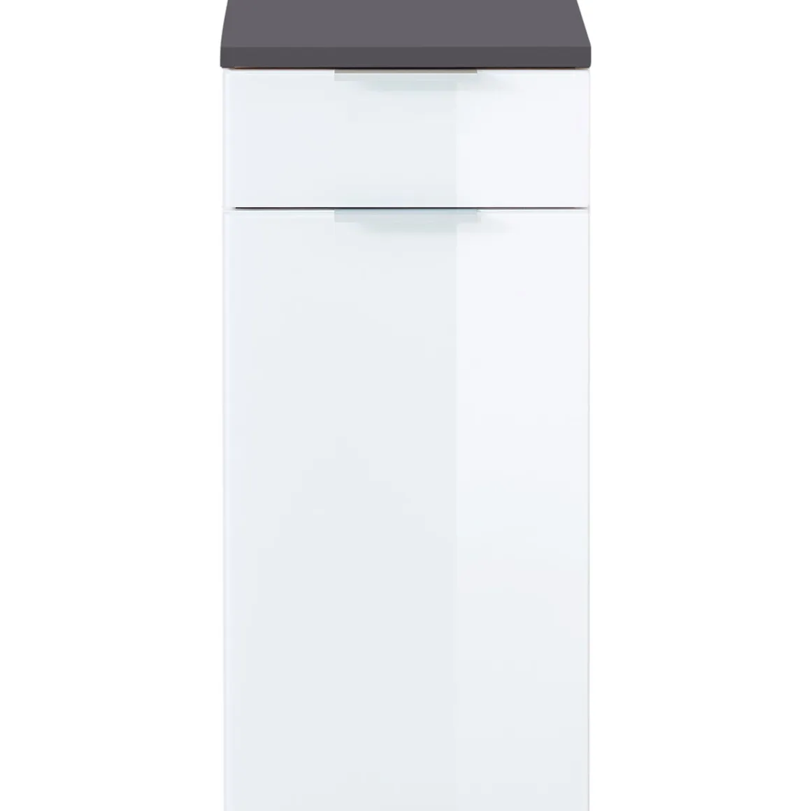 Unterschrank 39 x 86 x 34 cm graphit/weiß