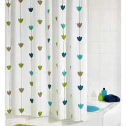Valblue Duschvorhang Folie ca 180 x 200 cm Lilia multicolor