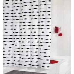 Valblue Duschvorhang Lace Textil 180 x 200 cm