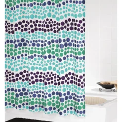 Valblue Duschvorhang Layer Folie 180 x 200 cm grün-blau