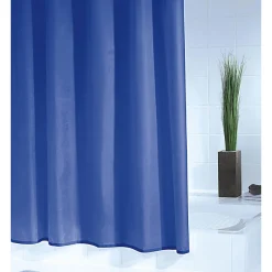 Valblue Duschvorhang Universal Folie 240 x 180 cm ultramarinblau
