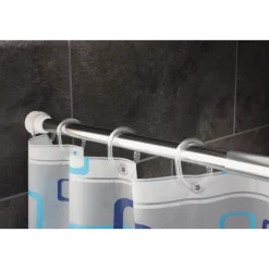 Valblue Duschvorhang Universal Folie 120 x 200 cm ultramarinblau