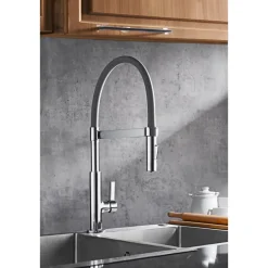 Valblue Spültischarmatur Noto chrom/ grau