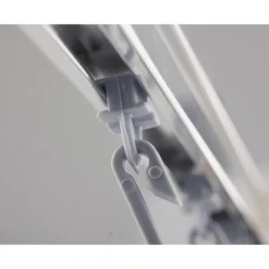 Valblue Universal-Vorhangschiene Bruck, ca. 90x90x90 cm, Farbe: Chromfarben glänzend