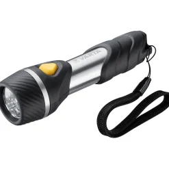 Varta LED-Taschenlampe Day Light Multi LED F10 mit Batterien schwarz