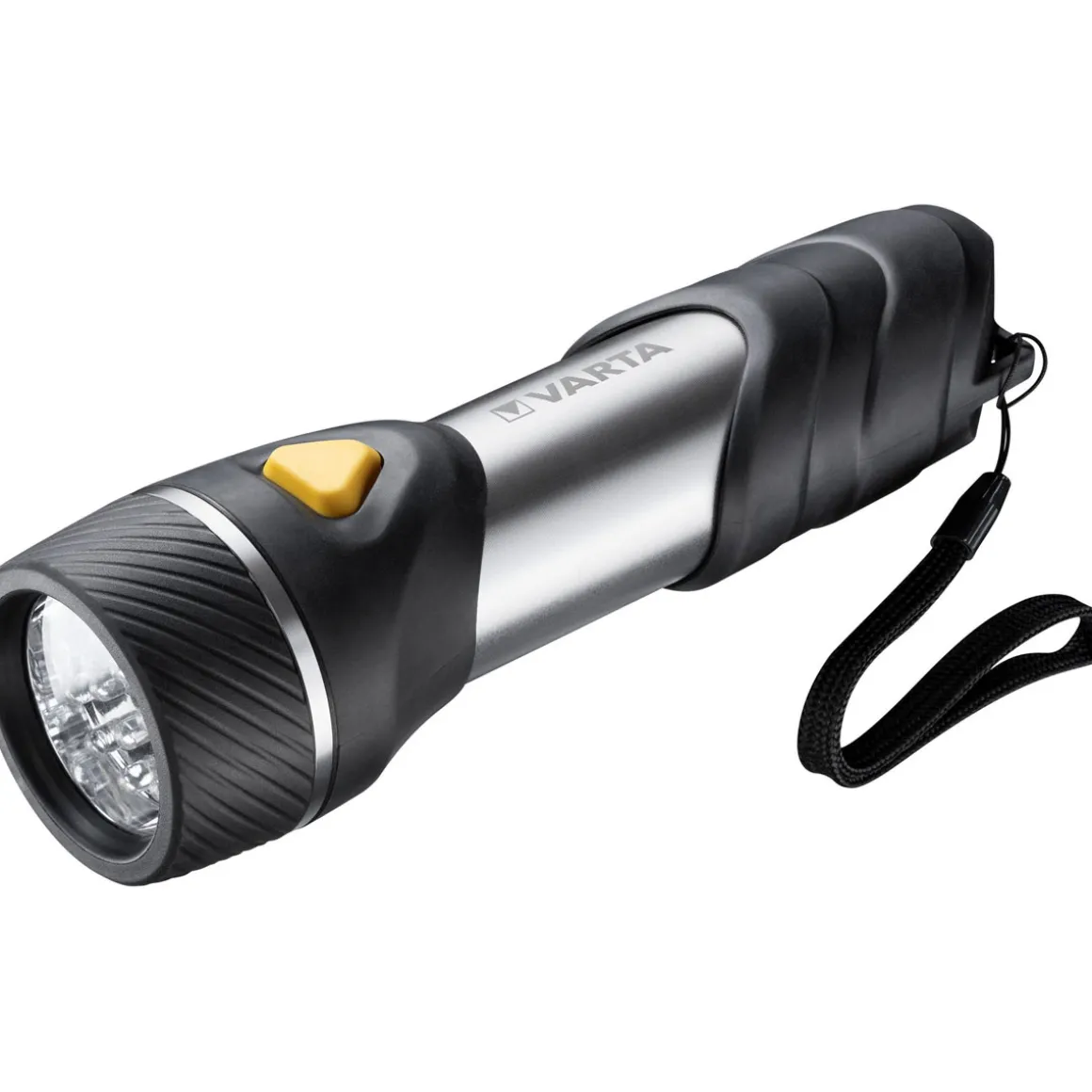 Varta LED-Taschenlampe Day Light Multi LED F30 mit Batterien schwarz