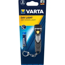 Varta LED-Taschenlampe Day Light Key Chain Light mit Batterien schwarz