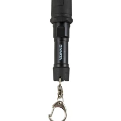 Varta LED-Taschenlampe Key Chain 16701 mit Batterien schwarz