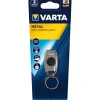 Varta LED-Taschenlampe Key Chain Light mit Batterien silber