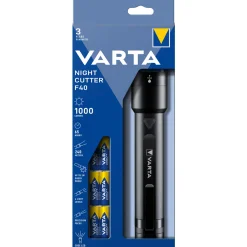 Varta LED-Taschenlampe Night Cutter F40 inkl Batteriebestückung