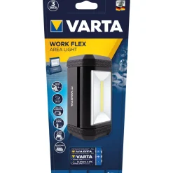 Varta LED-Taschenlampe Work Flex Area Light mit Batterien schwarz