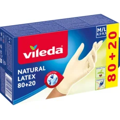 Vileda Einmalhandschuh Multi Latex 80+20 Stück M/L