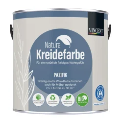Vincent Natura Kreidefarbe Pazifik matt 2,5 L