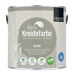 Vincent Natura Kreidefarbe Salbei matt 2,5 L
