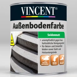 Vincent Außenbodenfarbe kieselgrau 2,5 L