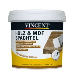Vincent Fertigspachtel Holz und MDF Spachtel 1 kg