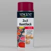Vincent 2in1 Buntlack Spray Bordeauxrot glänzend 0,4 L