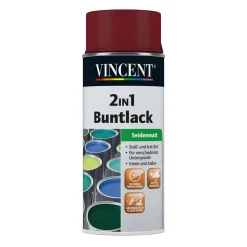 Vincent 2in1 Buntsprühlack purpurrot seidenmatt 400 ml
