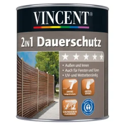 Vincent 2in1 Dauerschutz Mahagoni 0,75 L