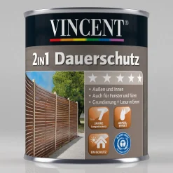 Vincent 2in1 Dauerschutz Teak 2,5 L