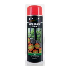 Vincent Markierungs Lack seidenmatt leuchtrot 500 ml