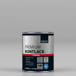 Vincent Premium Buntlack RAL 9005 Tiefschwarz glänzend 125 ml