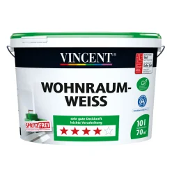 Vincent Wohnraumweiß matt 10 L
