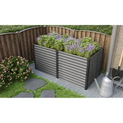 Vitavia Hochbeet Meta granit/schwarz