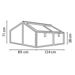 Vitavia Hochfrühbeet Zola HKP alu
