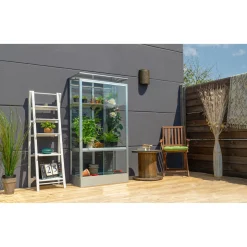 Vitavia Balkongewächshaus 350 0,35m² Stahlfundament silber