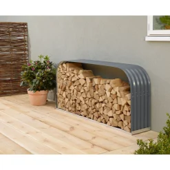 Vitavia Kaminholzregal Lignum flach granit