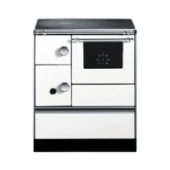 Wamsler Holzherd K 176 A-70 mit Fenster Abzug rechts 5 kW Herd Küchenherd weiß