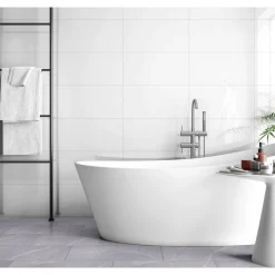 Wandfliese Bianca weiß glänzend 60 x 30 cm