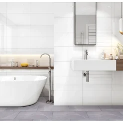 Wandfliese Bianca weiß glänzend 60 x 30 cm