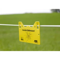 Warnschild beschriftet 26 x 15 cm gelb