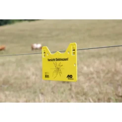 Warnschild beschriftet 26 x 15 cm gelb