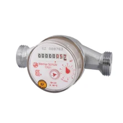 Wasserzähler für Warmwasser Qn 2,5 130 mm R 3/4"