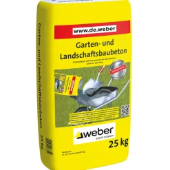 Weber Garten und Landschaftsbaubeton 25 kg