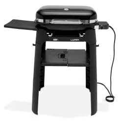 Weber Elektrogrill Lumin mit Stand Black