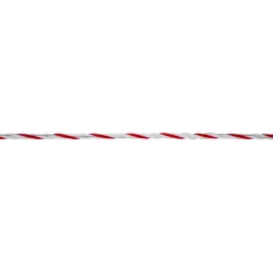 Weidezaunseil TopLine Plus 200 m Durchmesser 6 mm weiß-rot