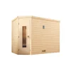 Weka Design-Sauna Cubilis Größe 2 Sparset 7,5kW Bio S Glastuer und Fenster