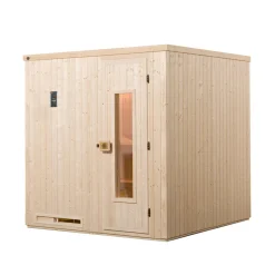 Weka Elementsauna Halmstad Größe 1 Sparset 7,5 kW OS Massivholztuer