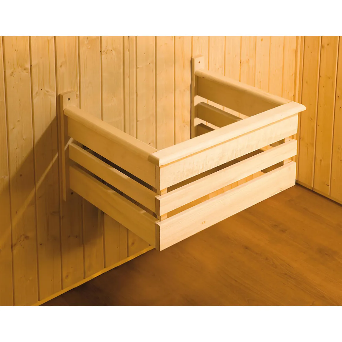 Weka Premium Massivholz-Sauna Bergen Größe 1.8 Sparset 7,5 kW Bio S